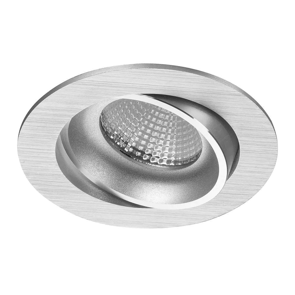 LED-Einbauleuchte Silber